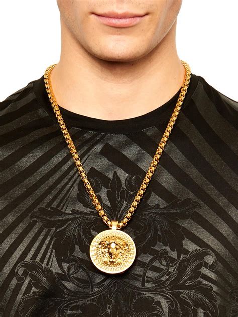 versace mens kette|men's versace necklace.